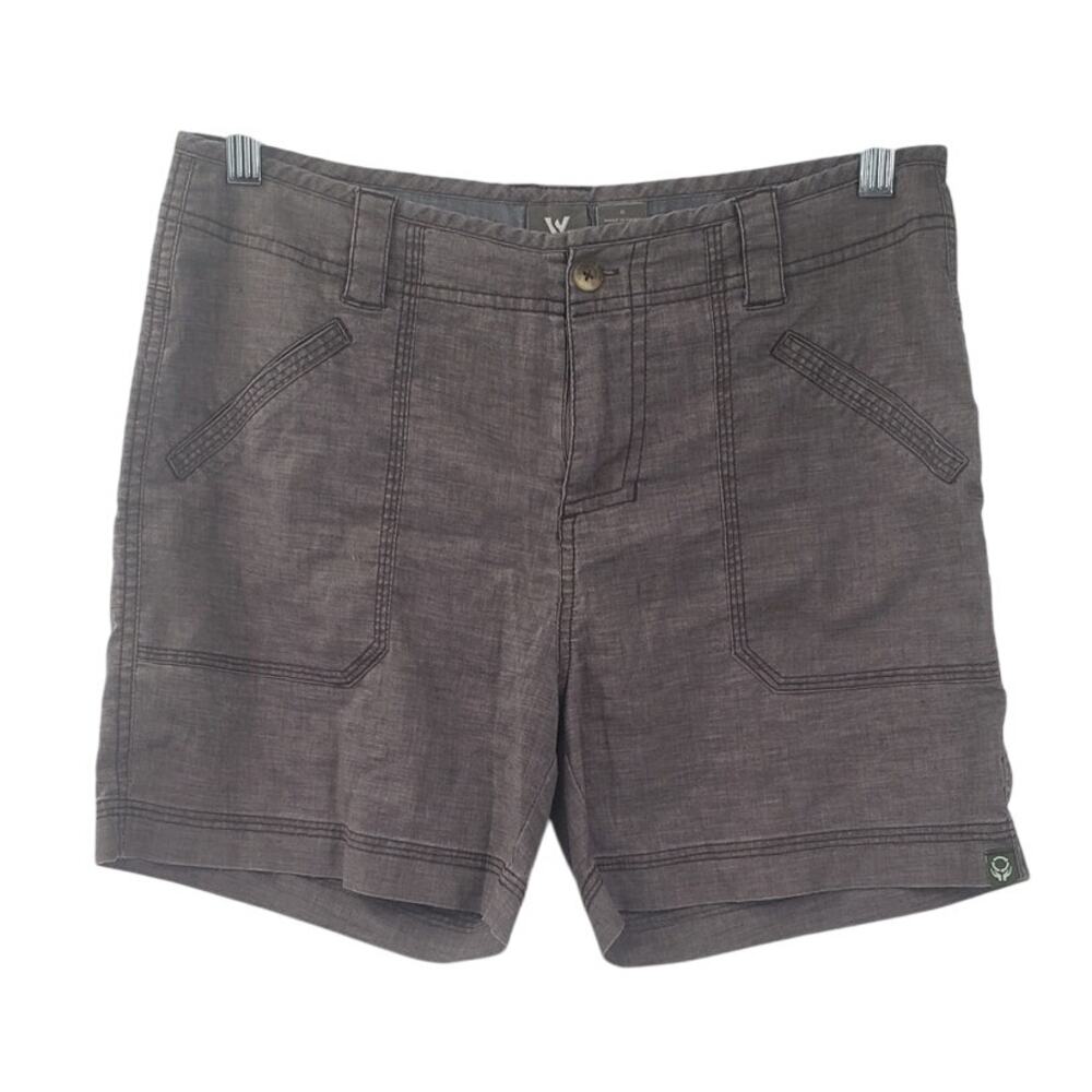 WHITE SIERRA Hemp Blend Shorts Womens Size 6